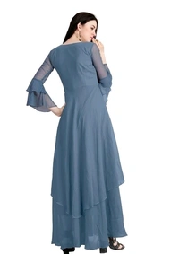Georgette Double Lair Gown - M