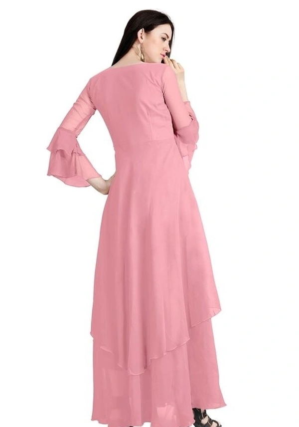 Georgette Double Lair Gown - M