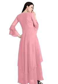 Georgette Double Lair Gown - XL