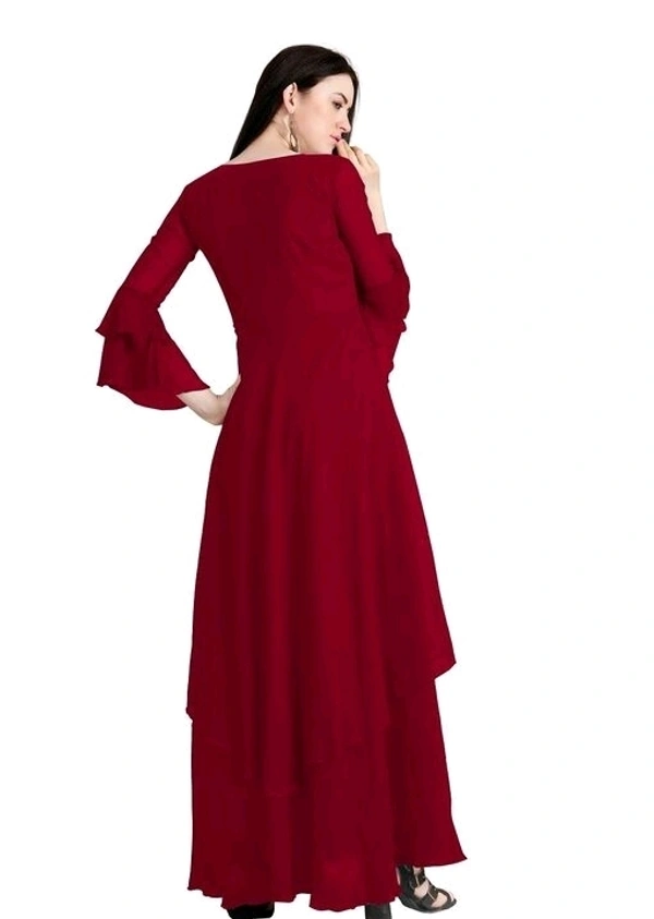 Georgette Double Lair Gown - XXL