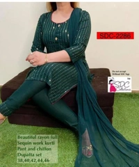 Partywear Kurta Set  - M