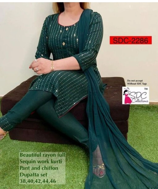 Partywear Kurta Set  - M