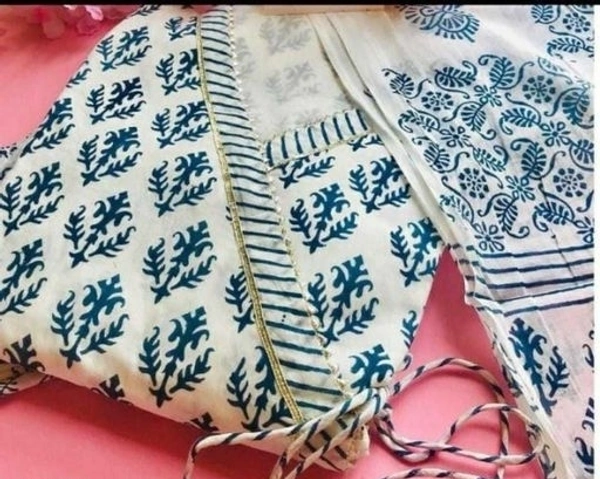 3 Pcs Anarkali Kurta Set - L