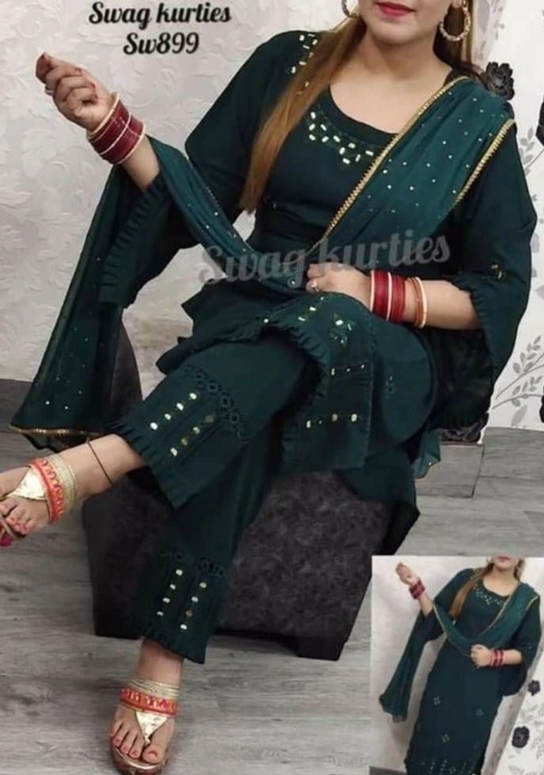 Rayon Kurta Set - Xl