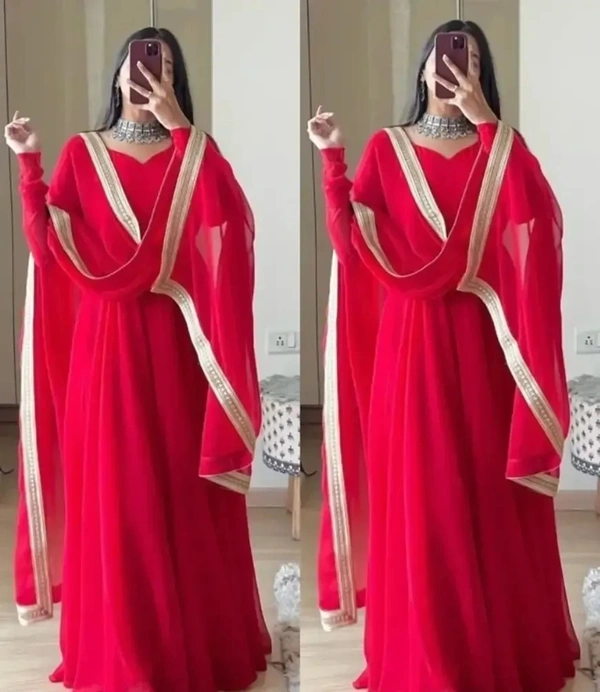 Kurti With Duptta - XL