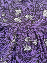 Max Girls Floral Printed Frocks - Violet - 18 - 24 M