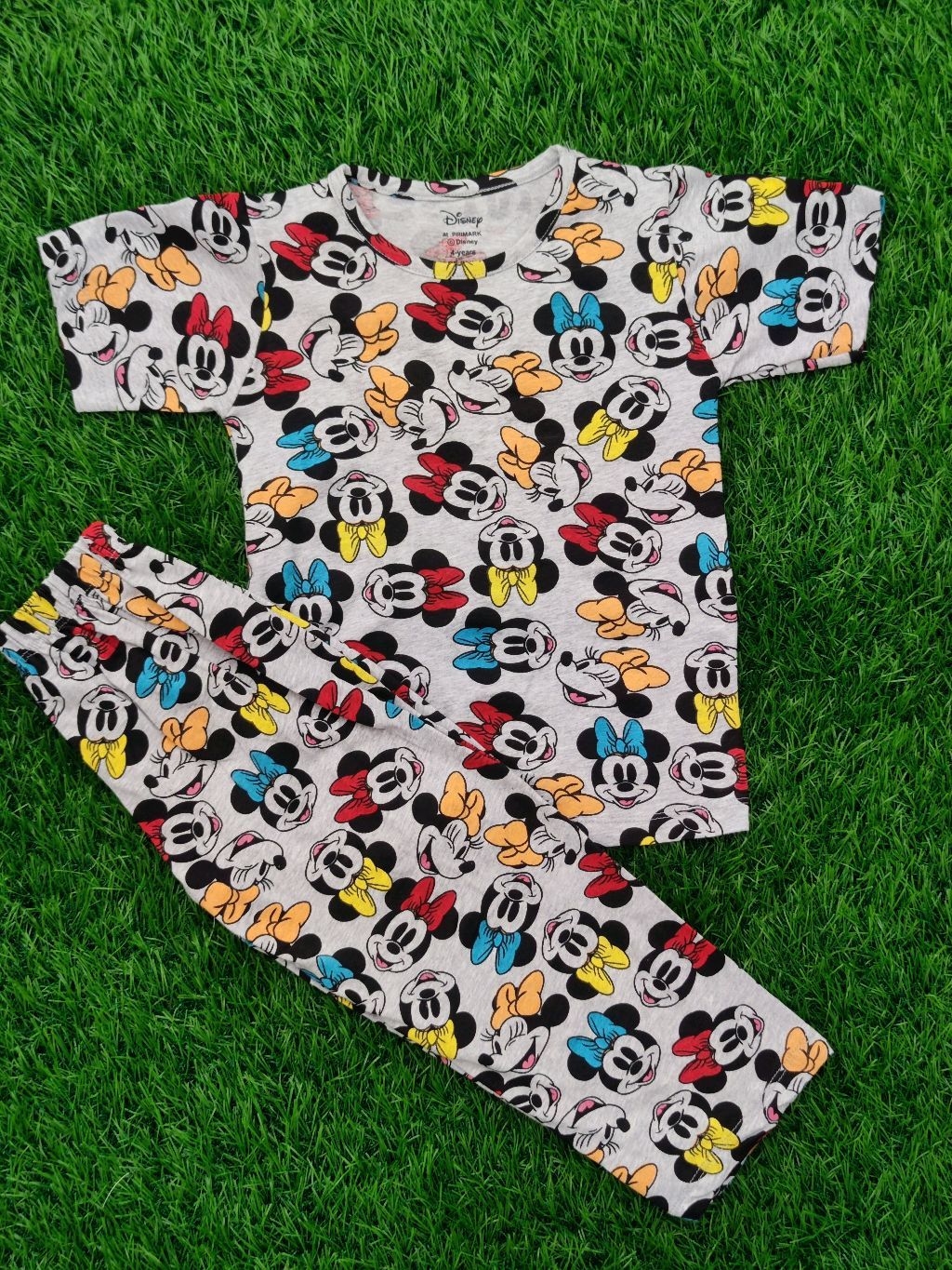 Mickey mouse terno pajama best sale