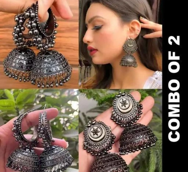 Traditional jhumka combo of 2