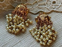 Elephant traditional earrings 