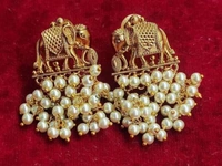 Elephant traditional earrings 
