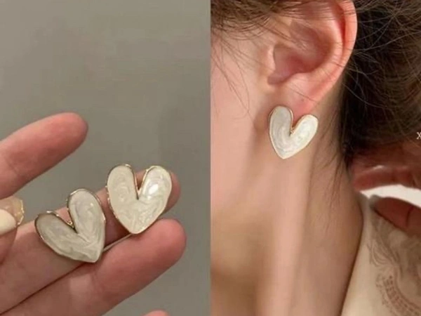 Heart small earrings