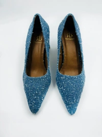 Chambray Heels - 39