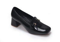 Luxe Minimalist Loafers- Black - 41