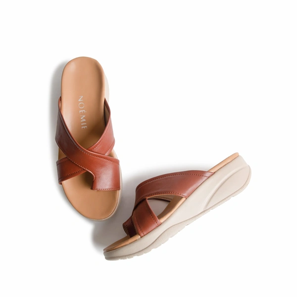 Crossband Tan Platforms - 40
