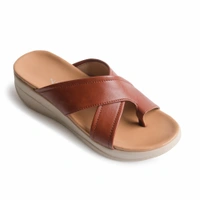 Crossband Tan Platforms - 40