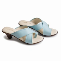 Raffia Toe Heels - 38