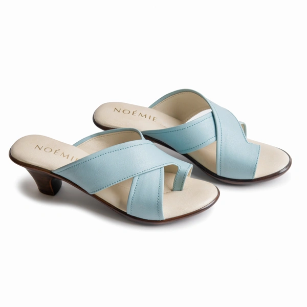 Raffia Toe Heels - 38