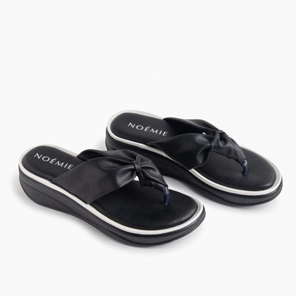 Knot Black Flatforms - 41
