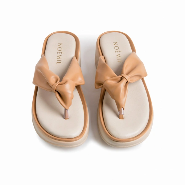 Knot Beige Flatforms - 41