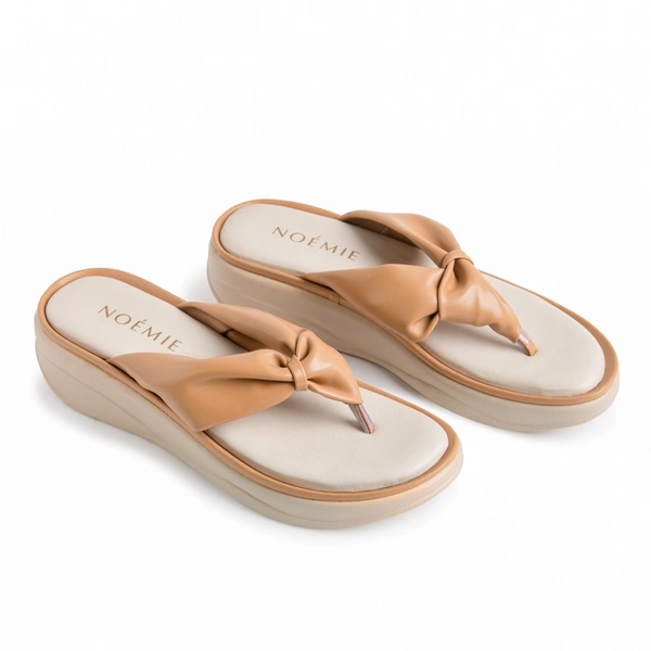 Knot Beige Flatforms - 41