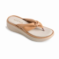 Knot Beige Flatforms - 41