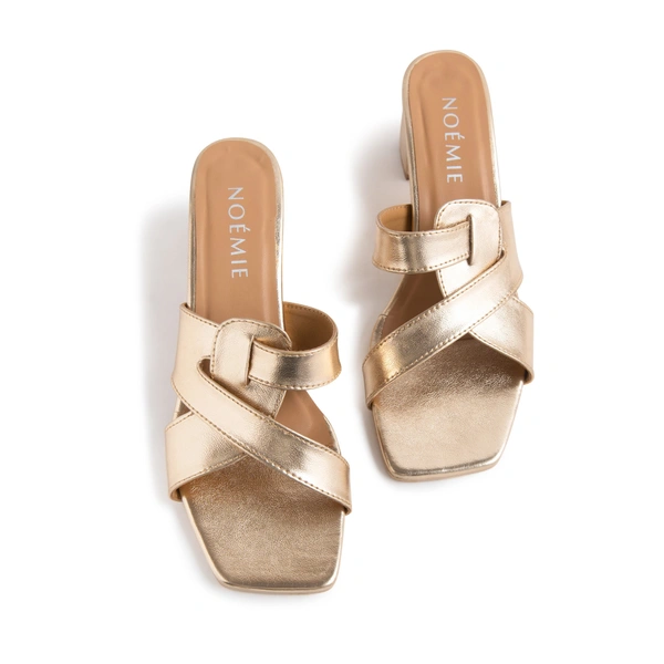 Gold Beauty Adjustable Heels - 40