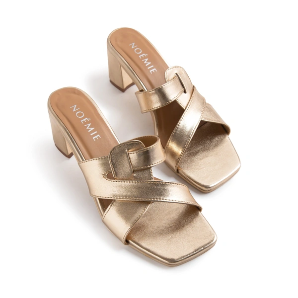 Gold Beauty Adjustable Heels - 40