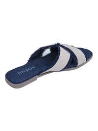 Crossband Denim Flats - 41