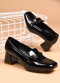 Midnight Elegance Loafers  - 40