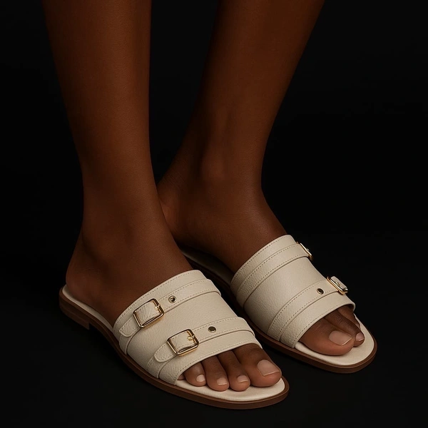 Double Belted Flats - 36