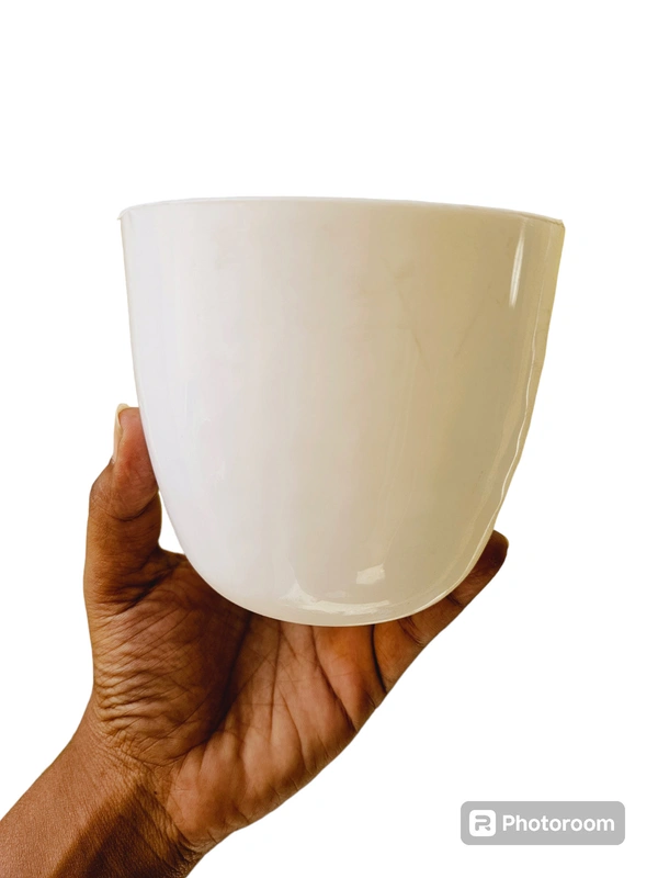 White Pots - 4 Inch, White, 10
