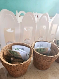 Grow Kits return gifts - White, 50