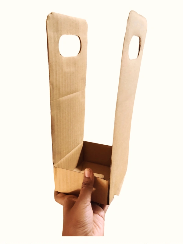 Carton Carry Boxes - 4 Inch, Brown, 100