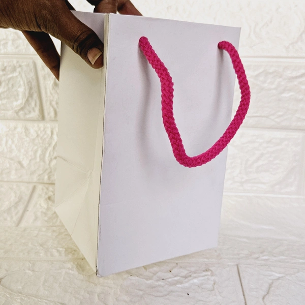 Paper Bags - White, 100, 4 Inch