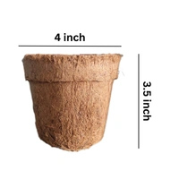 Coir Pots 4 Inch - 10