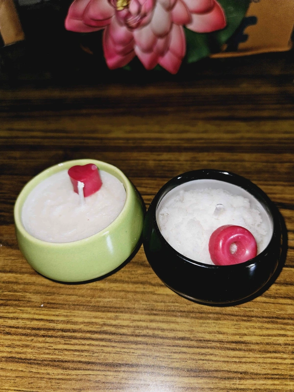Ceramic pot Candle