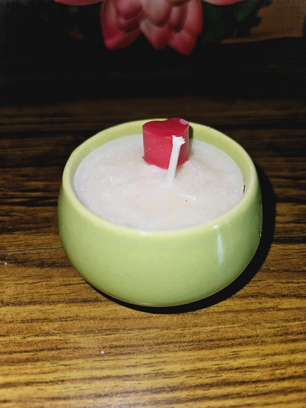 Ceramic pot Candle