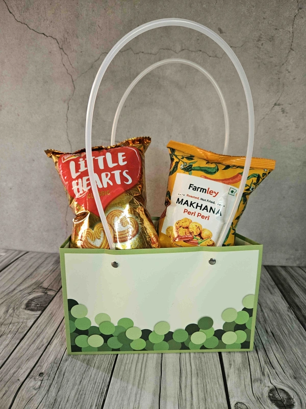 Green Bubble Paper Bag  - 1