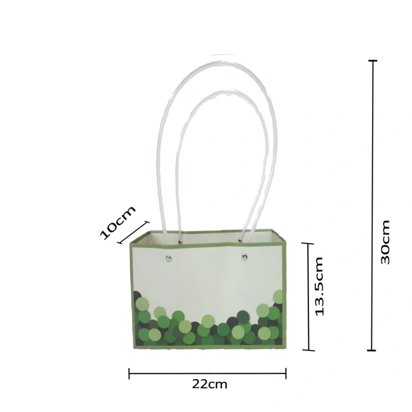 Green Bubble Paper Bag  - 1