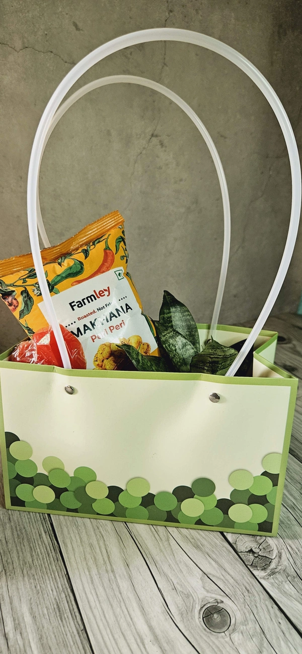 Green Bubble Paper Bag  - 1