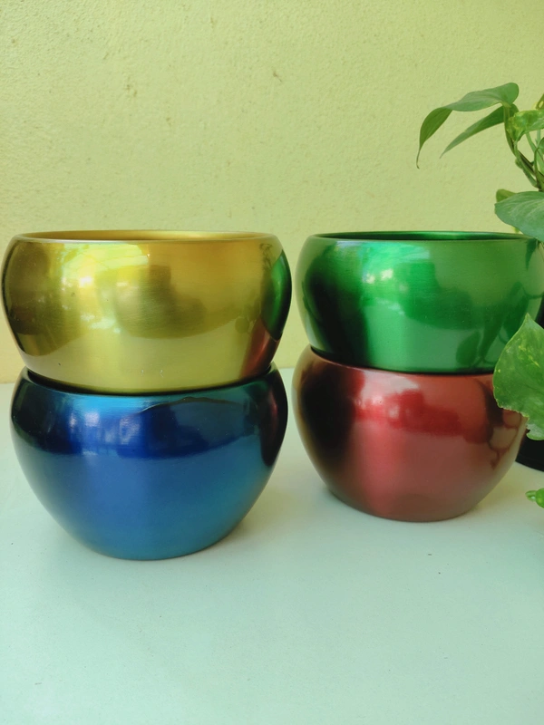 Metallic Planter Pack Of 2