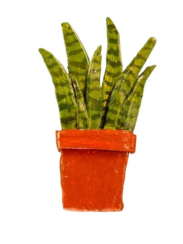 Snake Plant Fridge Magnet