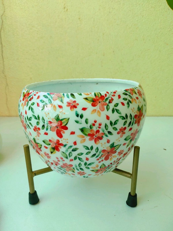 Metallic Planter