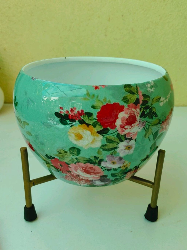 Metallic Planter