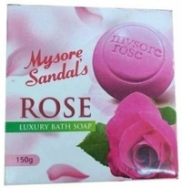 MYSORE SANDAL Mysore Sandal Sandal Jasmine & Rose Soap (150 G X 3) With Belt Loofah (4 Items in the set)