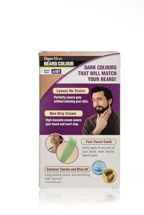 BIGEN Bigen Mens Beard Colour - Natural Black B101