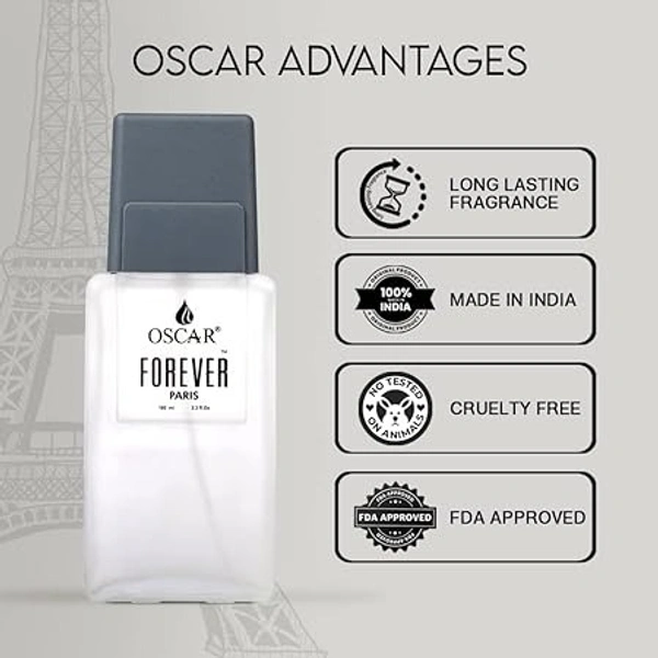 OSCAR FOREVER WHITE SPRAY PERFUME Eau de Parfum - 100 ml (For Boys & Girls)