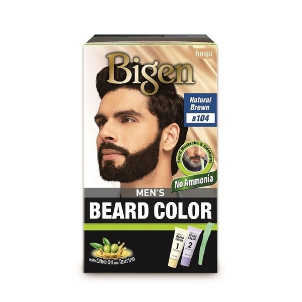 BIGEN Bigen Mens Beard Colour - Natural Brown B104