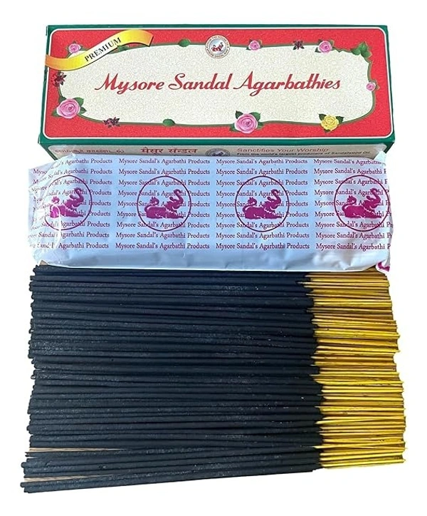 MYSORE SANDAL Agarbathies (125 GM) Sandal Dhoop () - 1