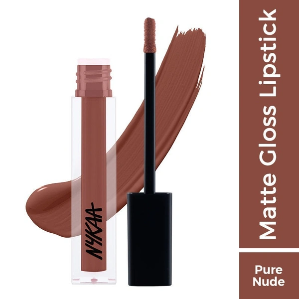 NYKAA Nykaa 8 Hour Lasting Full Cover Matte Gloss - Bold Spirit